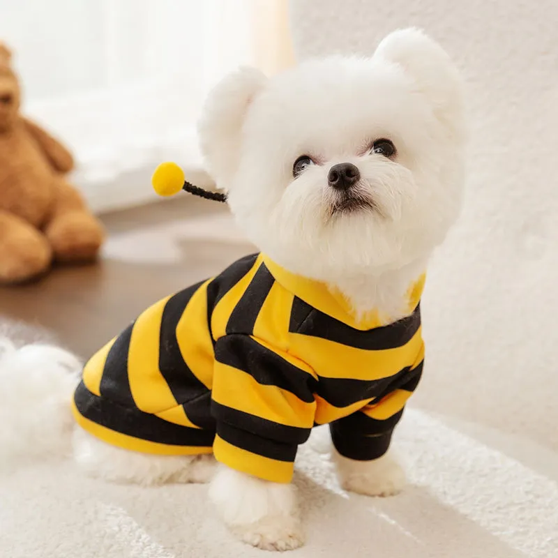 Disfraz de abeja para perrito
